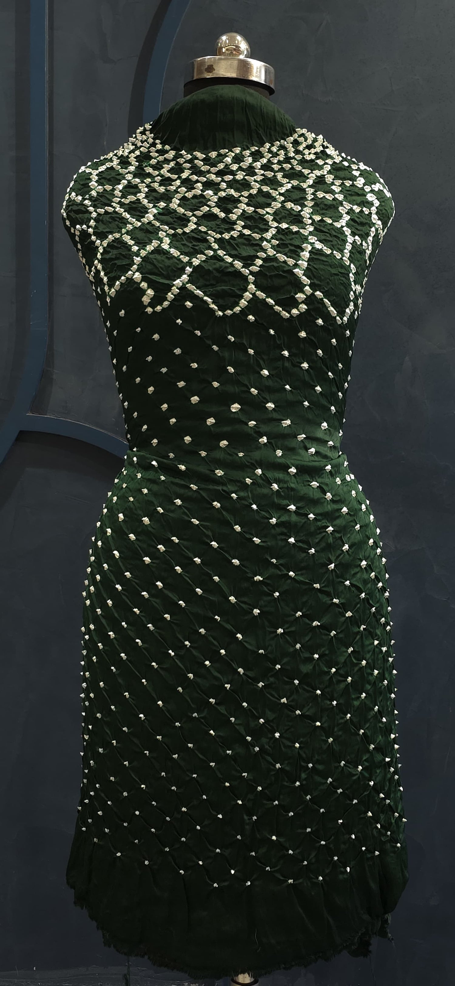 Unstitched Bandhej Kurta