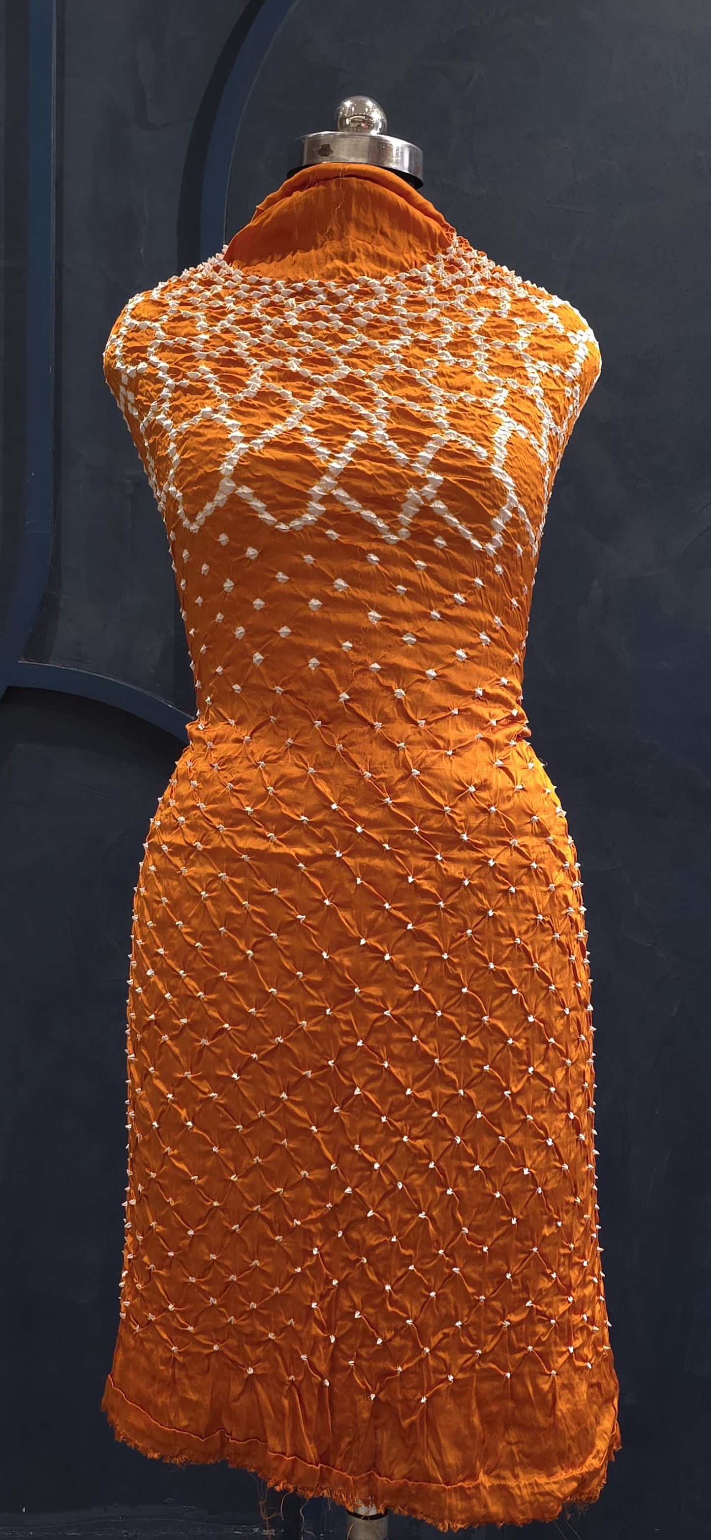 Unstitched Bandhej Kurta